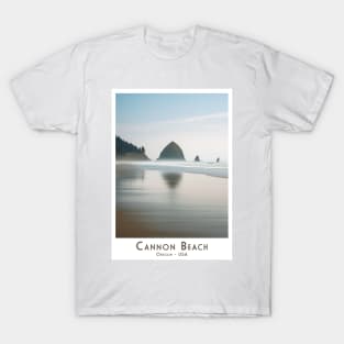 Vintage Retro Travel Cannon Beach - Oregon T-Shirt